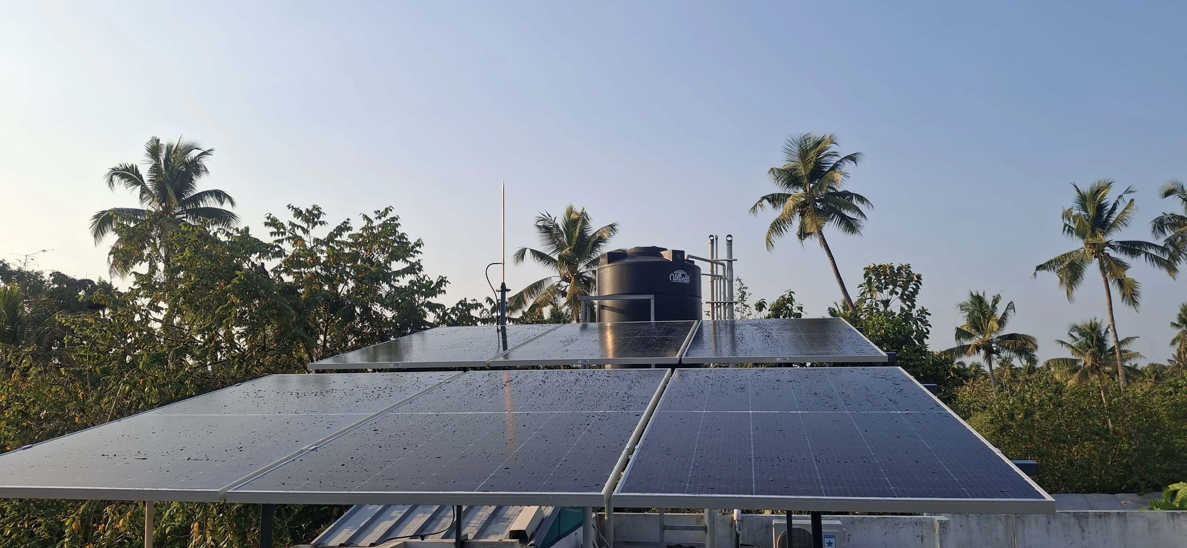 Solar energy project installation